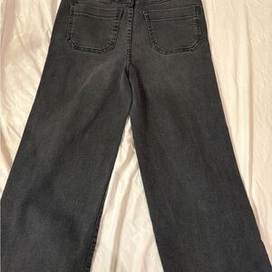 Kensie Charcoal Wide Leg Jeans